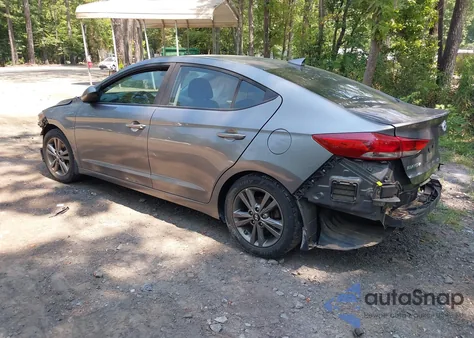 2018 Hyundai Elantra Sel из США, поврежденный, VIN 5NPD84LF8JH357724